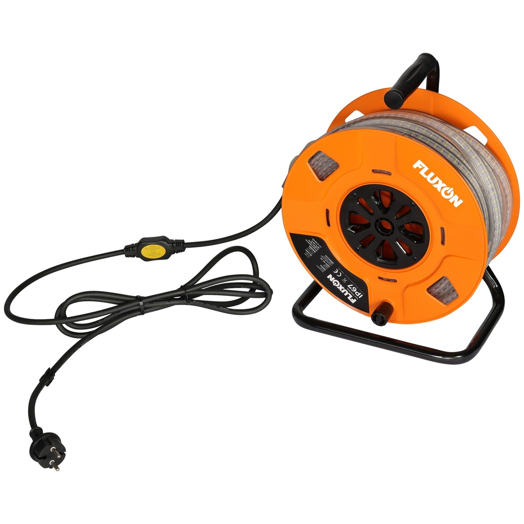 Fluxon LED lichtslang op haspel 25 meter