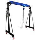 Mammuth portique de levage mobile 2 tonnes set – palan manuel à chaîne