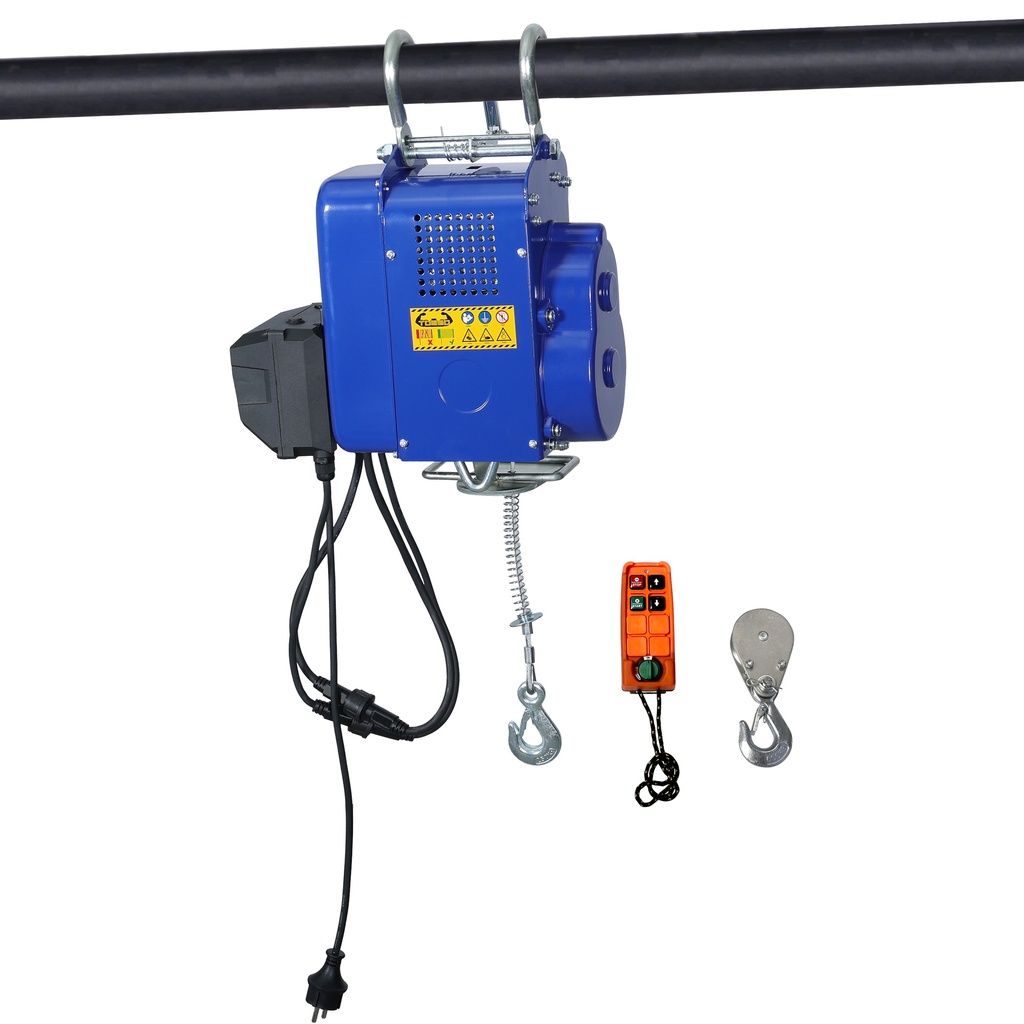 Torso mobile electric winch 250/ 500 kg with wireless remote control