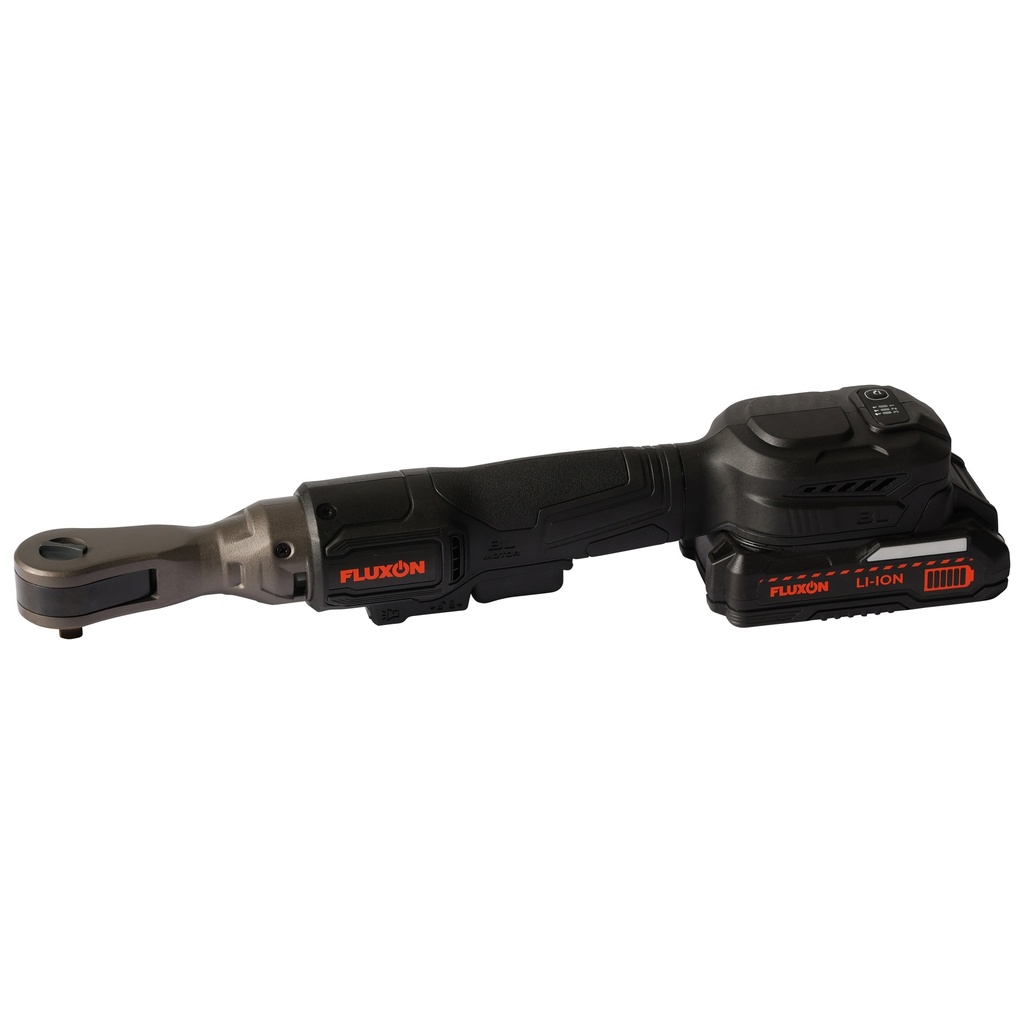 Fluxon cordless ratchet wrench 3/8" incl. 1x 2 Ah battery and charger