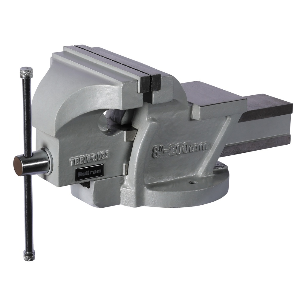Bullram Schraubstock 200 mm mit Rohrspannbacken