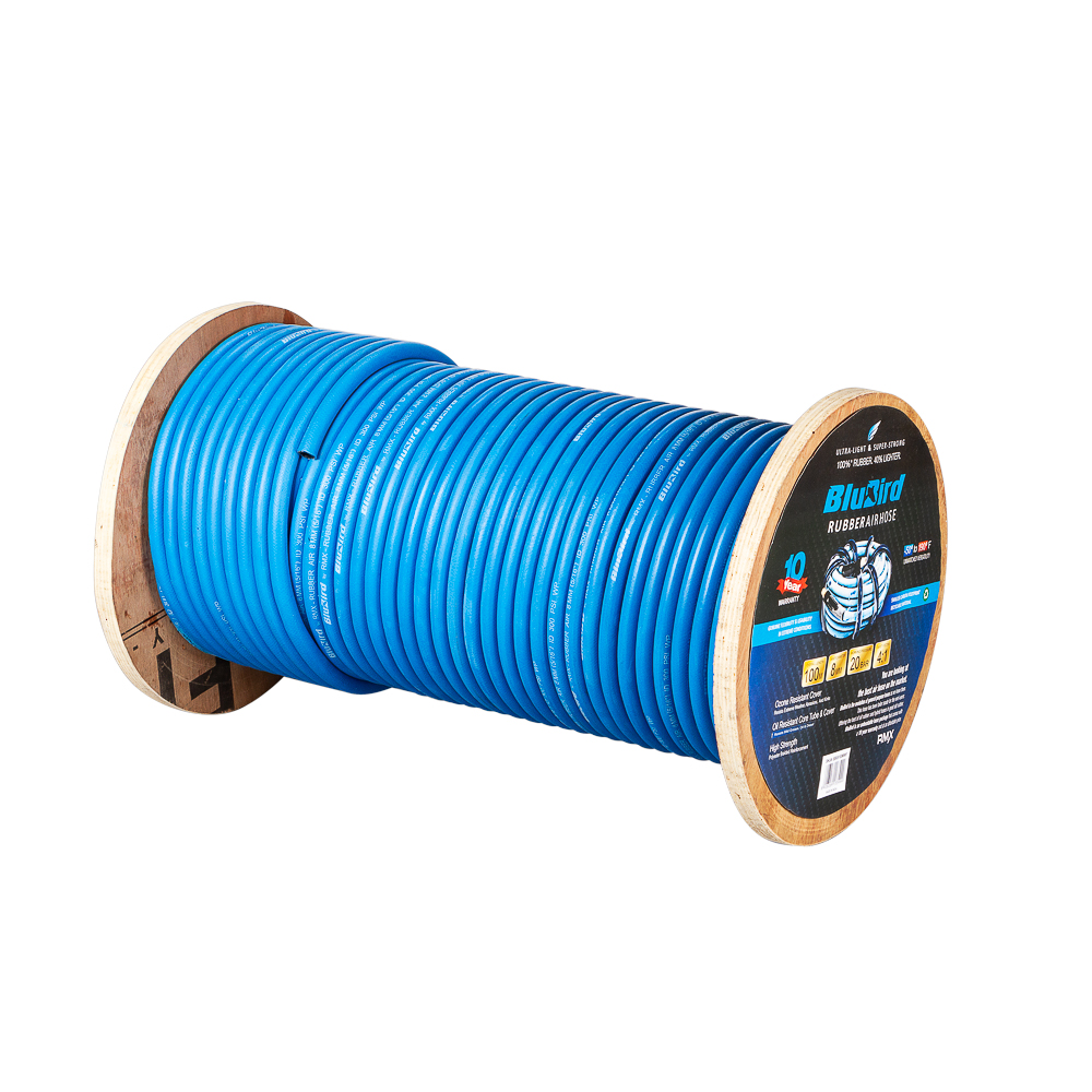 [BB06100MWF] Blubird Rubber air hose 6mm x 100m on roll open end