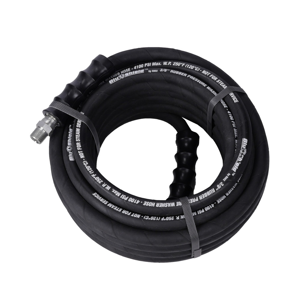 [PW3820M] Blushield Rubber hogedrukreiniger slang aramide gevlochten 10mm x 20mtr